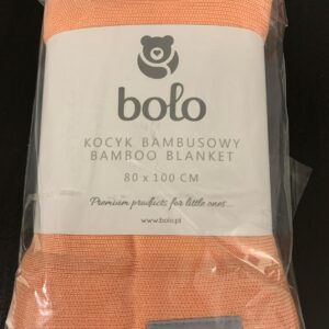 Kocyk bambusowy BOLO – pomarańczowy